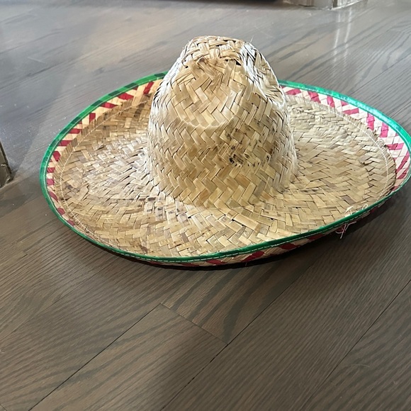 Other - Traditional Mexican Woven Straw Sombrero
